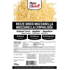 Freeze Dried Shredded Mozzarella 175g