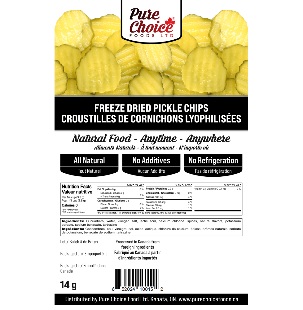 Freeze Dried Pickle Chips