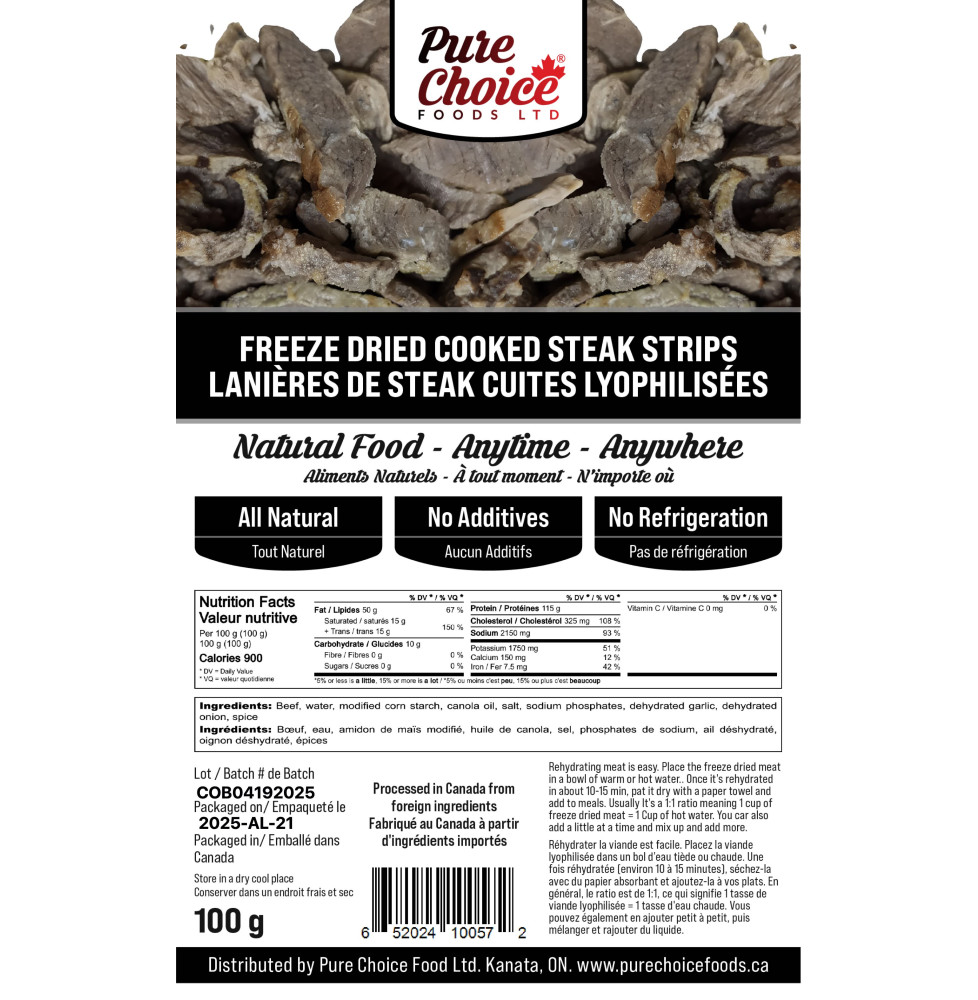 Pure Choice Foods Freeze Dried Jalapeño