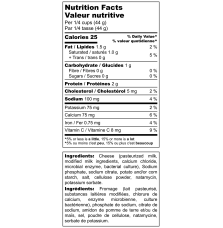 Pure Choice Foods Bulk Freeze-Dried Shredded Mozzarella | upto 25 Year Shelf Life