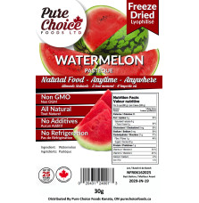 Pure Choice Foods | Freeze-Dried Watermelon | Up to 25 Year