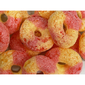 Bulk Freeze Dried Peach Rings 4.5Lbs Before FD