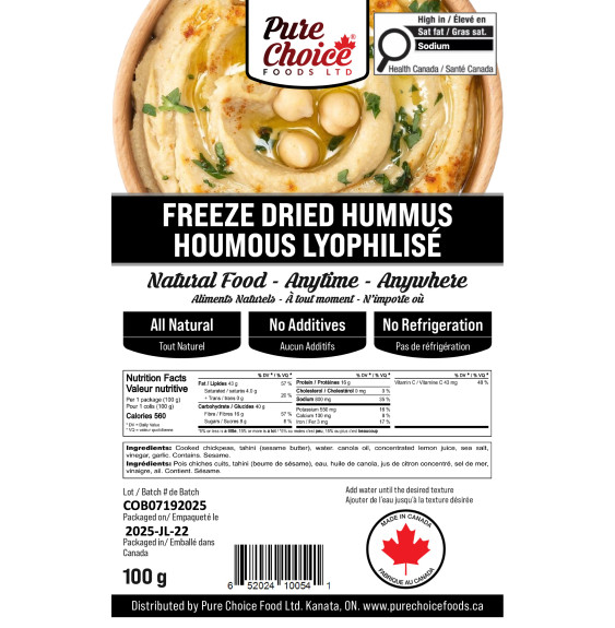 Freeze Dried Hummus
