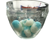 Pure Choice Foods | Freeze-Dried Blue Raspberry Rings | Crunchy Candy