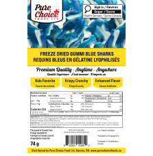 Pure Choice Foods Gummi Blue Shark's