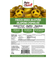 Pure Choice Foods Freeze Dried Jalapeño