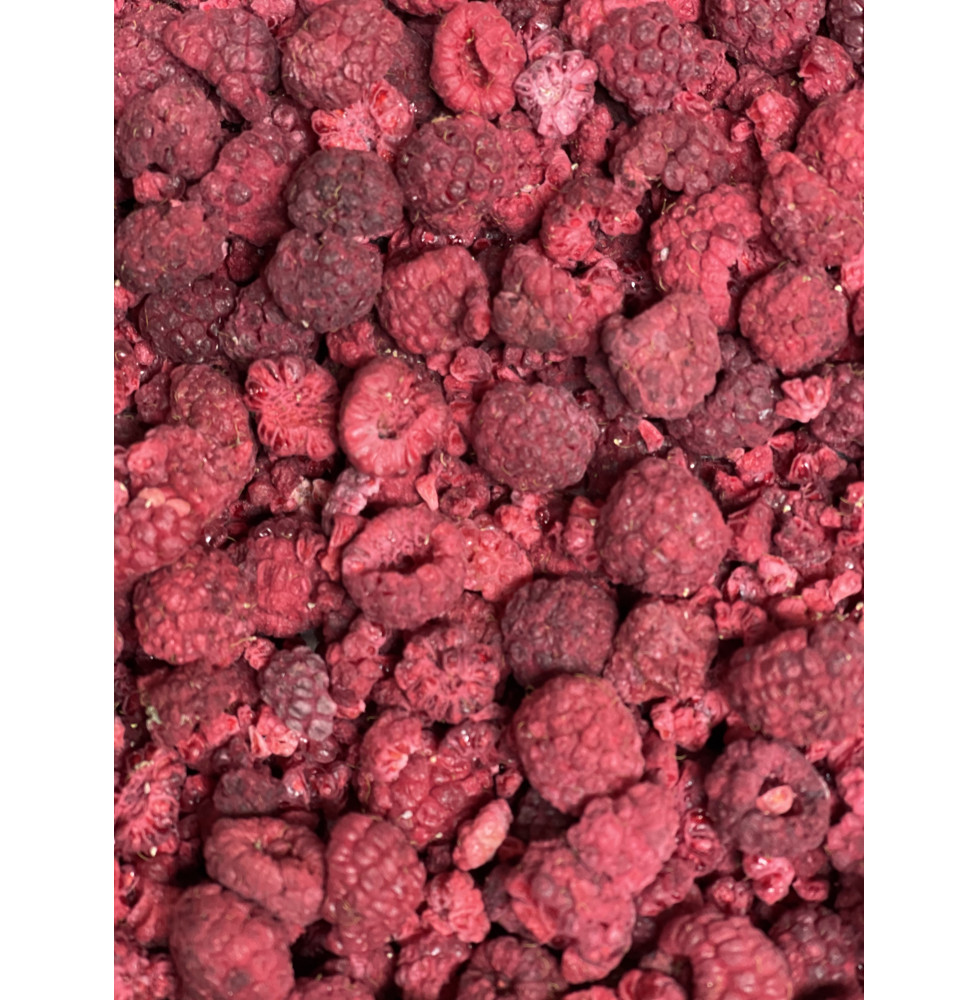 Dried Picked Raspberry Pure Choice Foods | Organic Freeze-Dried Raspberries | Up to 25 Yr