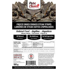 Freeze Dried Steak Strips |...