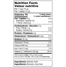 Freeze Dried Leafy Greens