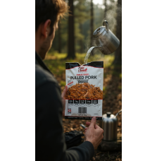 Freeze Dried Pulled Pork Meal – High Protein Camping Food & Emergency Meal (Long Shelf Life)
