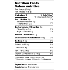 Bulk Freeze-Dried Sliced Mushrooms | 10 lbs Wet Weight | upto 25 Years