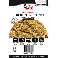 Freeze-Dried Chicken Fried Rice | 100g Package | upto 25 Years