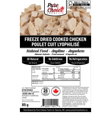 Bulk Freeze-Dried Diced Chicken | 4.54kg Wet Weight | upto 25 Years