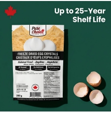 Freeze-Dried Whole Egg Crystals | upto 25 Year Shelf Life | Pure Choice