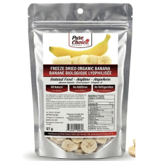 Pure Choice Foods Organic Freeze-Dried Banana Chips | upto 25 Year Shelf Life