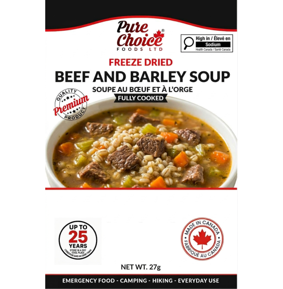 Freeze-Dried Bean & Barley Soup 1 Meal | upto 25 Year Shelf Life