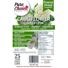 Freeze Dried Cauliflower  24g