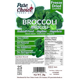 Freeze Dried Broccoli 50g NEW Larger Bag