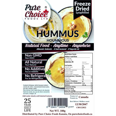 Freeze Dried Hummus 100g