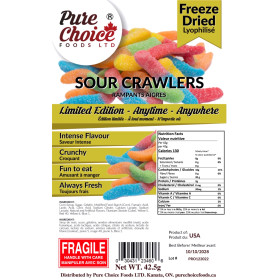 Freeze Dried Sour Crawlers 35g