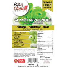Freeze Dried Gummi Apple Rings