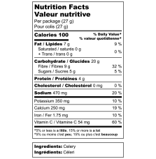 Pure Choice Foods Freeze-Dried Celery | upto 25 Year Shelf Life-